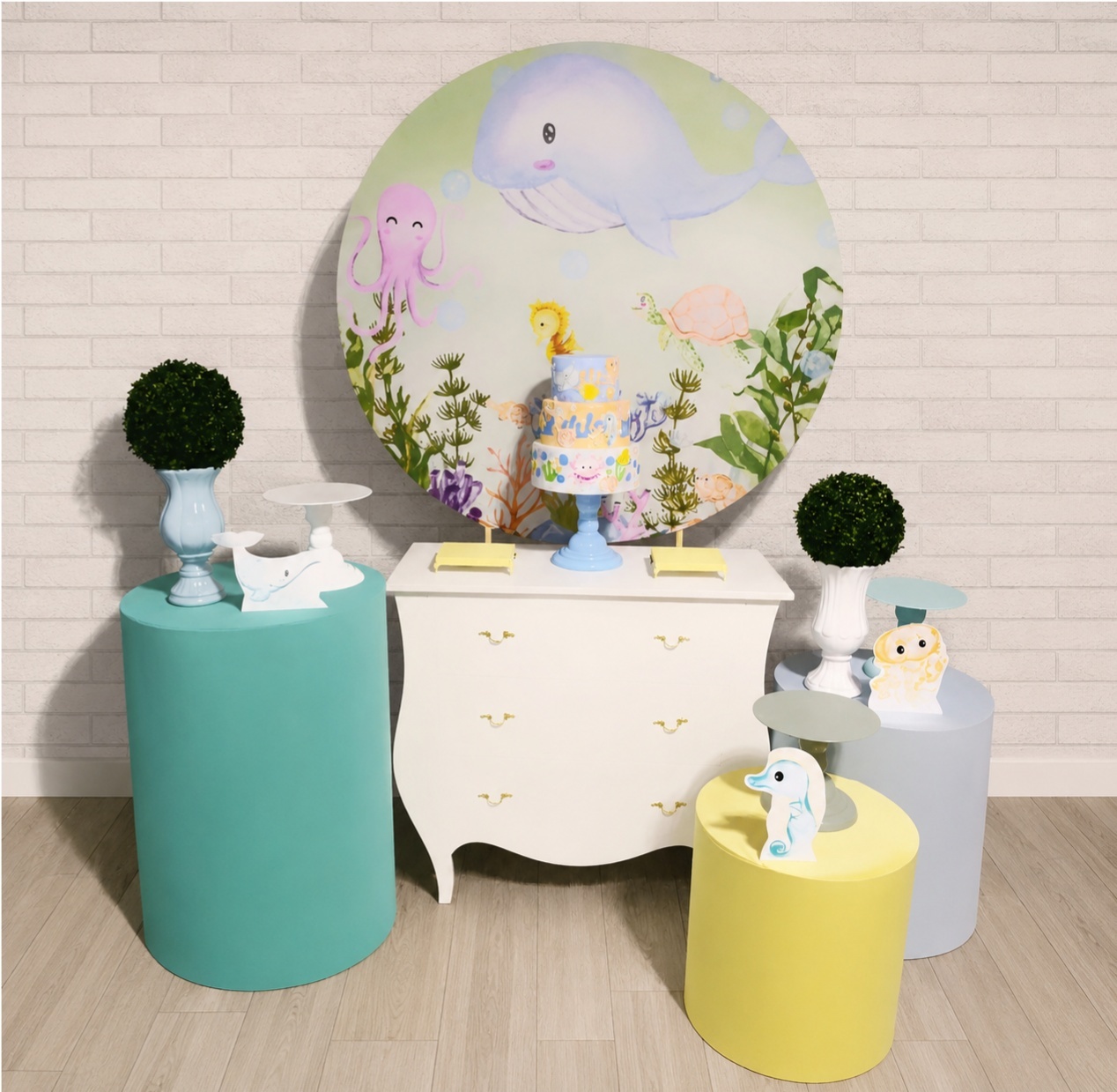 Alugue Decoração Fundo Do Mar ( Modelo 5) - HZM Decoração e Locação