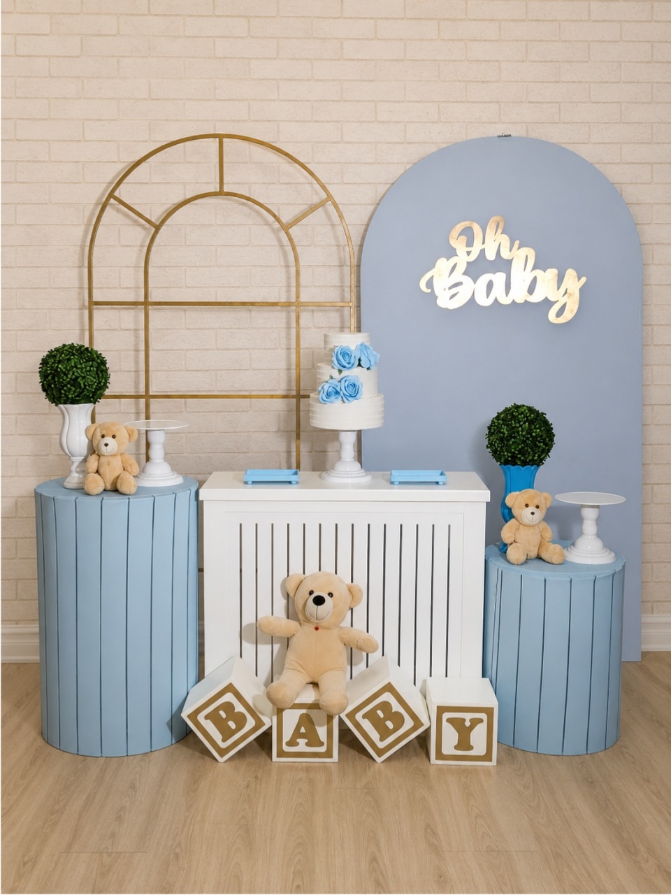 Alugue Decoração Chá de Bebê (Modelo 30) - HZM Decoração e Locação