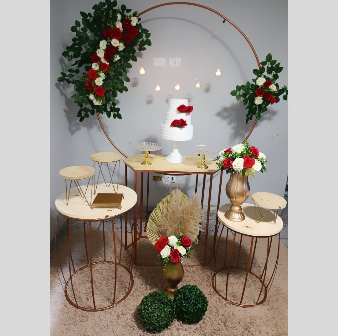 Alugue Decoração Noivado & Casamento (Modelo 9) - HZM Decoração e Locação