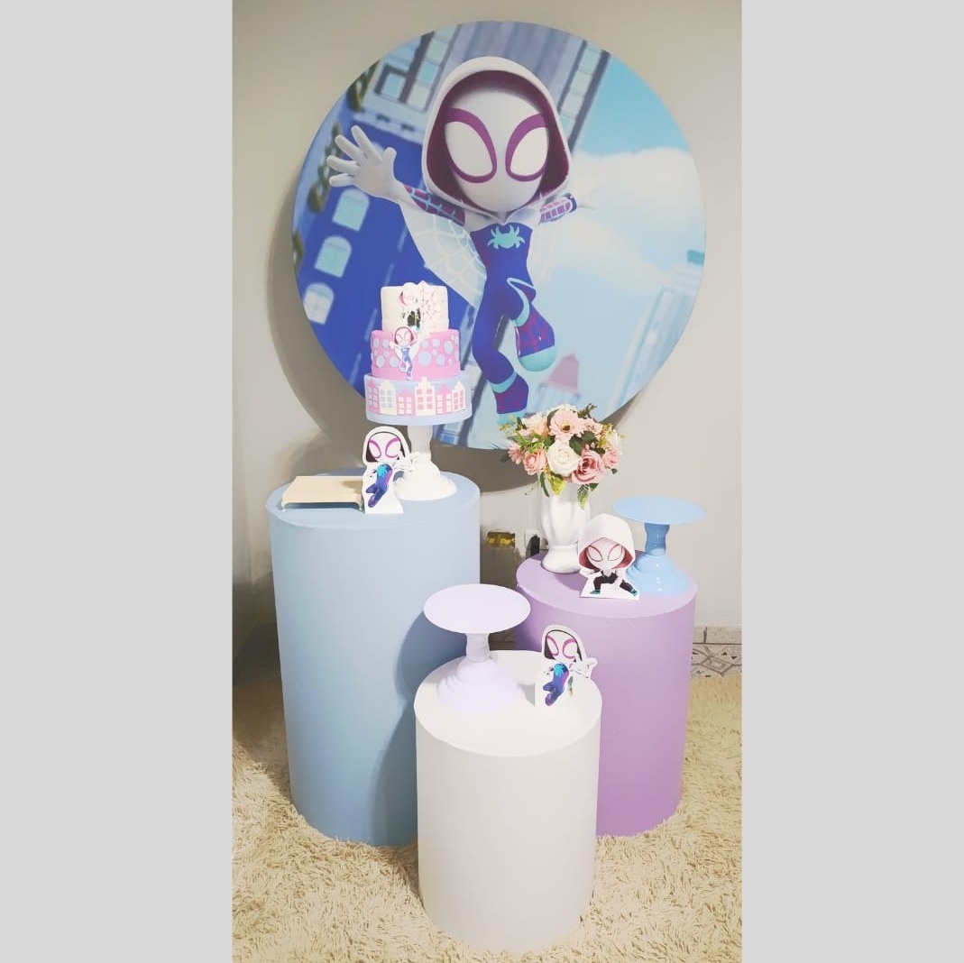 Alugue Decoração Mulher Aranha   (Modelo 1) - HZM Decoração e Locação