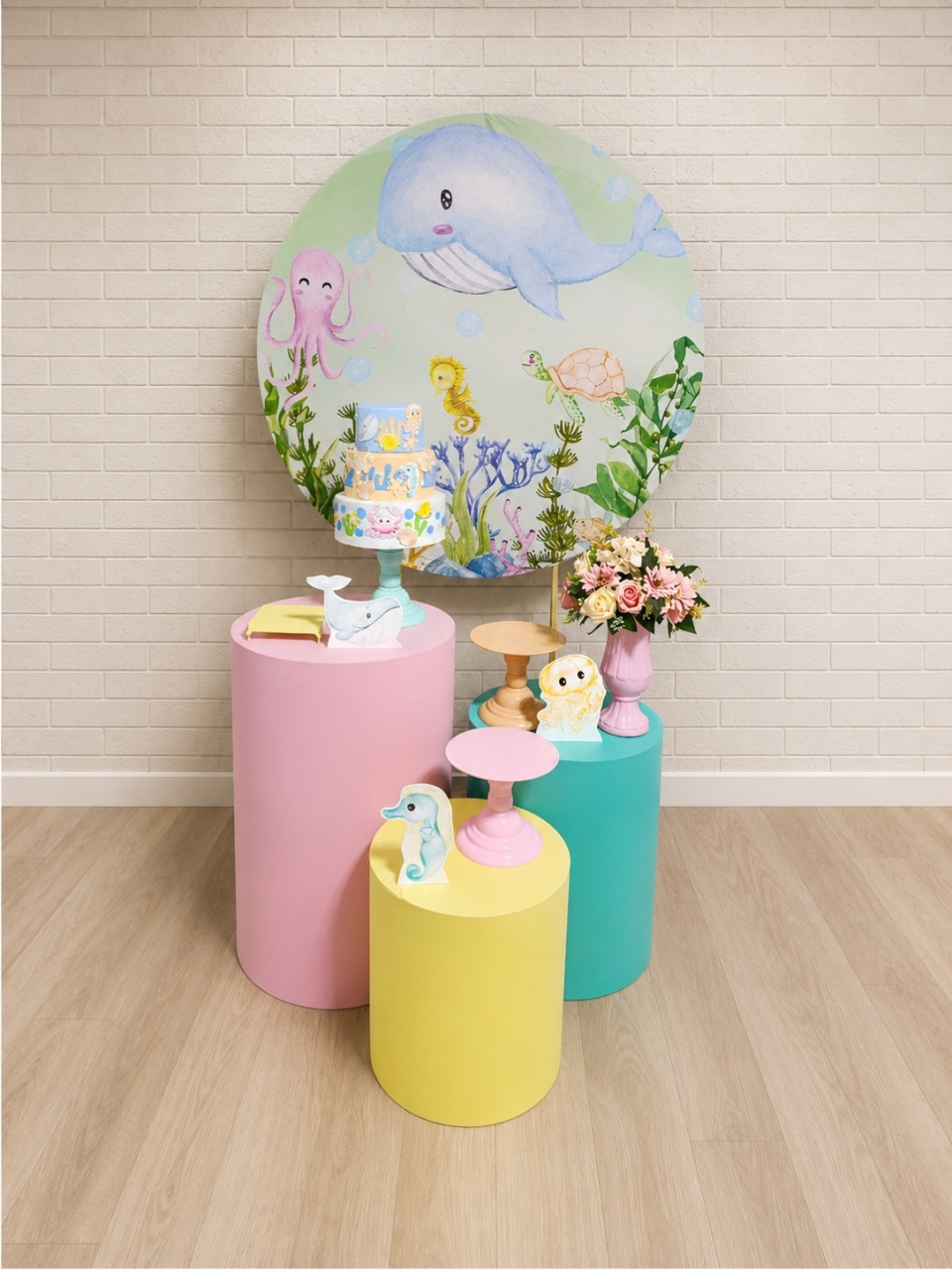 Alugue Decoração Fundo Do Mar ( Modelo 1) - HZM Decoração e Locação