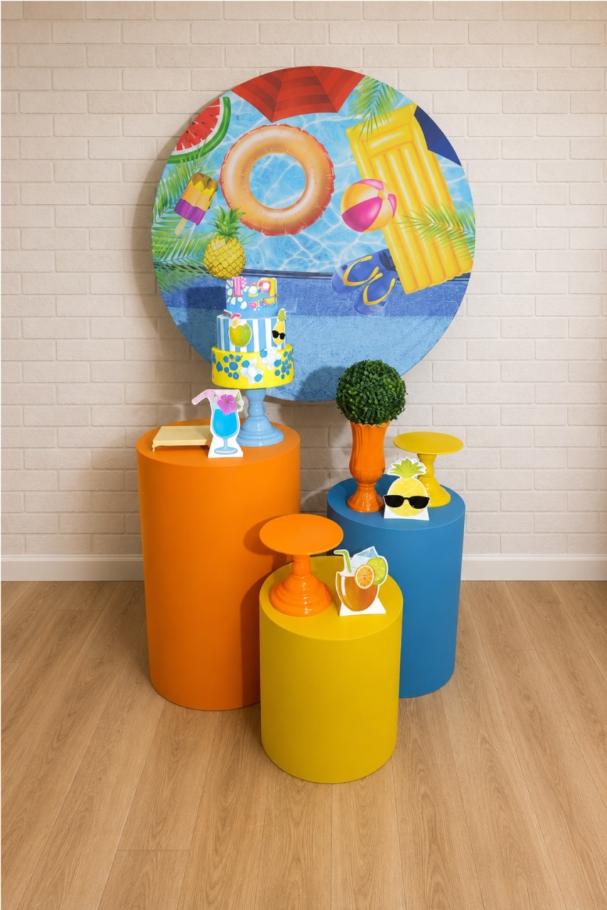 Alugue Decoração Pool Party (Modelo 1) - HZM Decoração e Locação