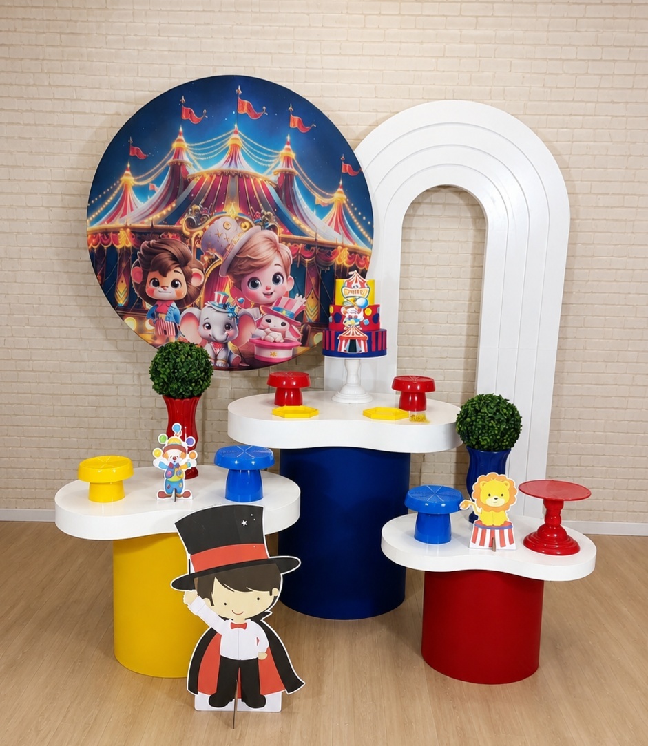 Alugue Decoração Circo ( Modelo 10) - HZM Decoração e Locação
