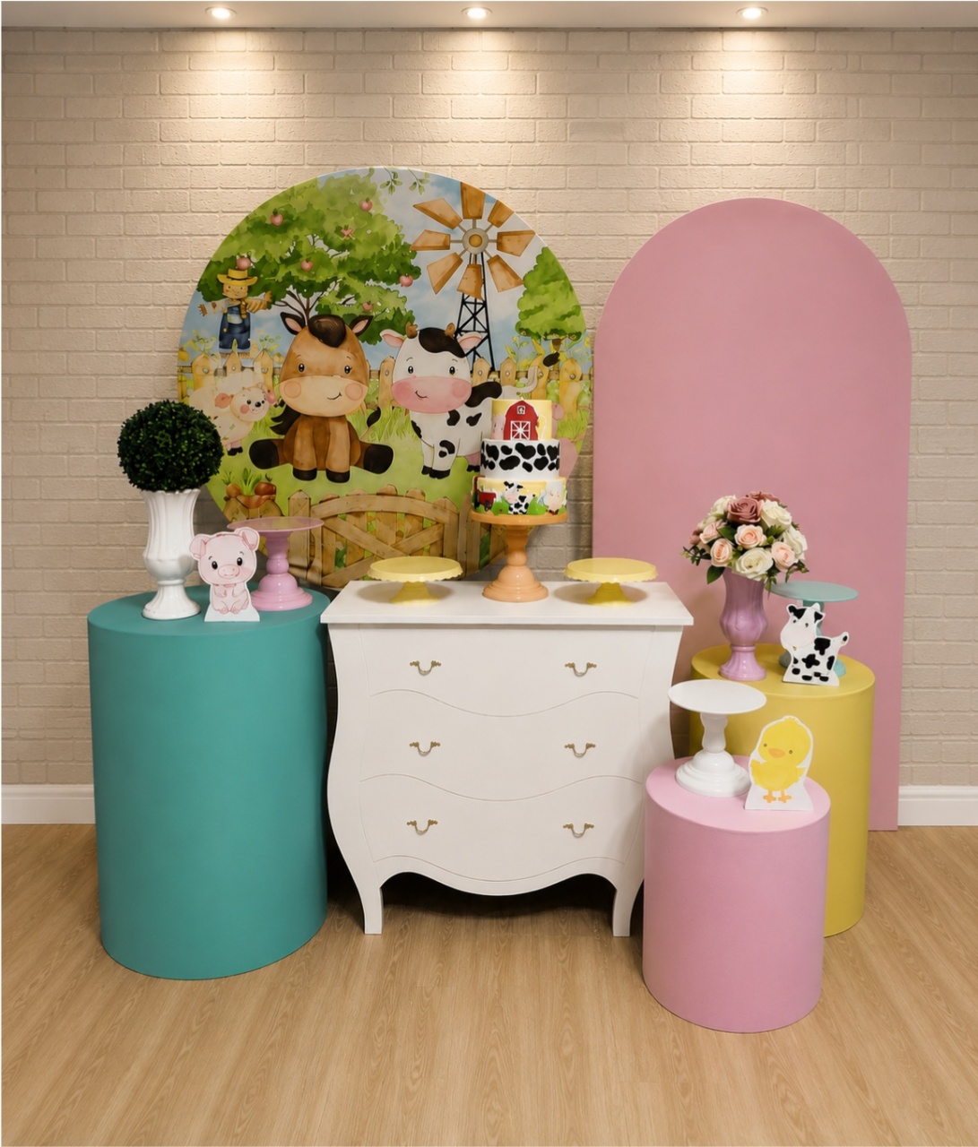 Alugue Decoração Fazendinha (Modelo 3) - HZM Decoração e Locação