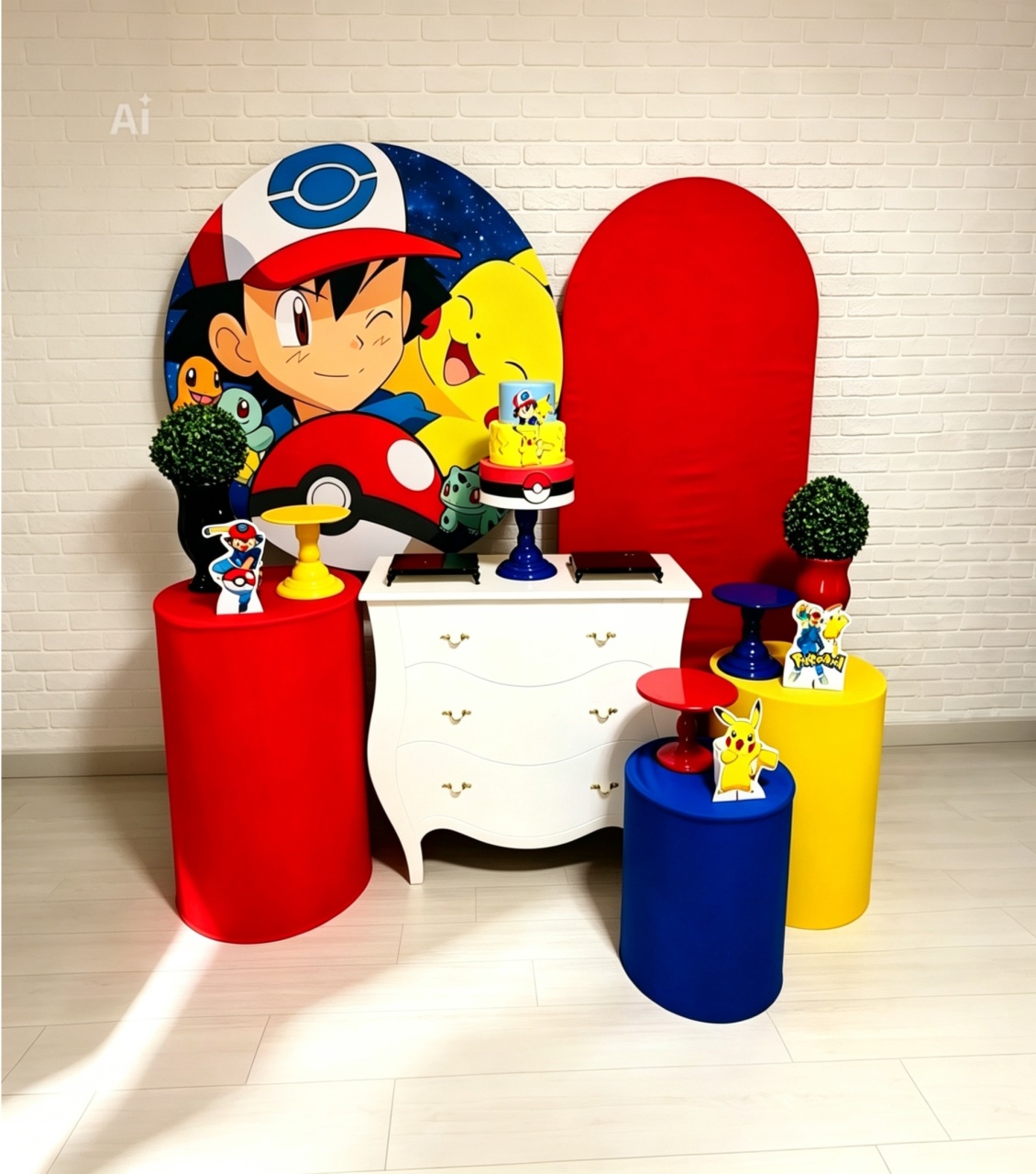 Alugue Decoração Pokemon (Modelo 3) - HZM Decoração e Locação