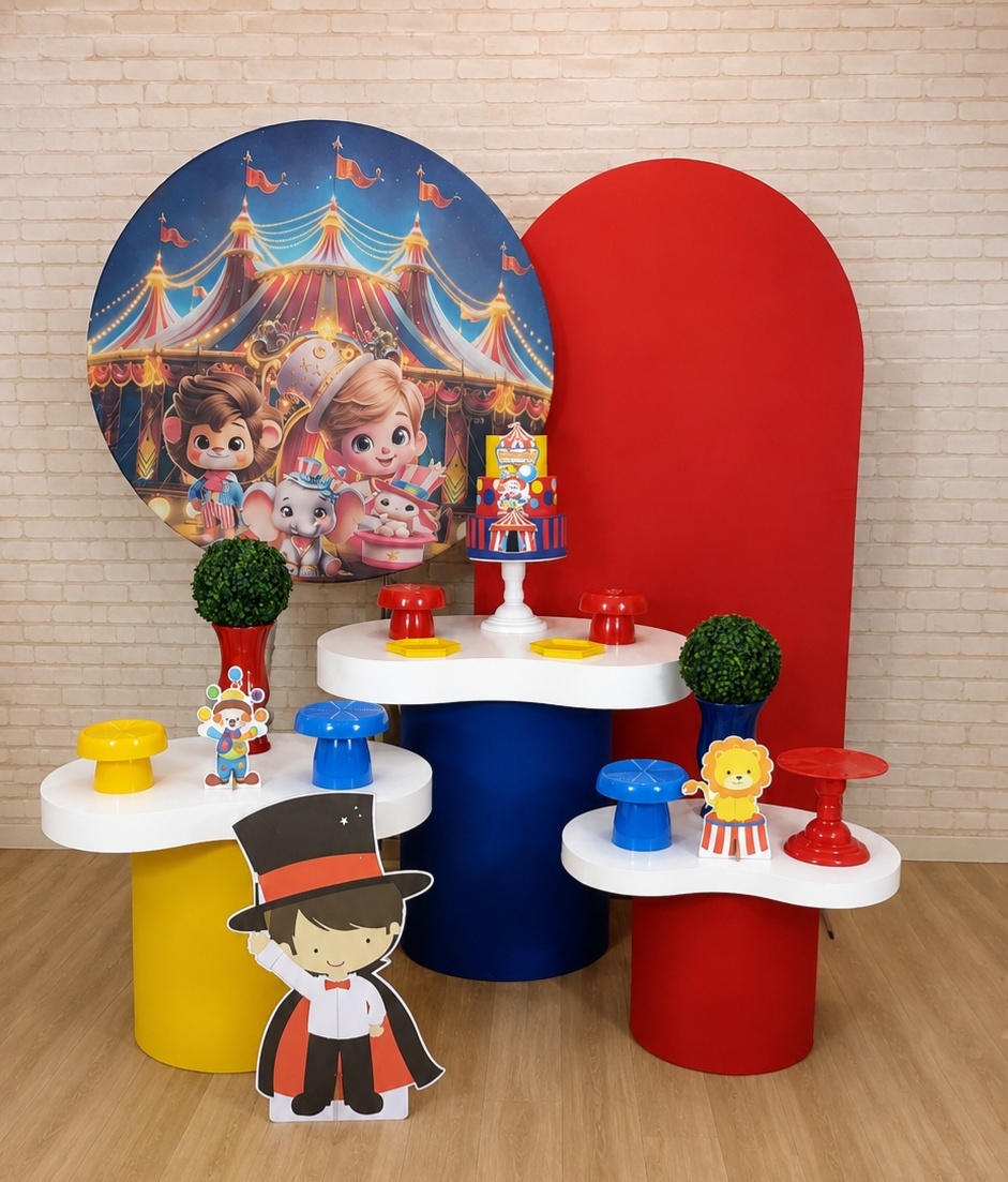 Alugue Decoração Circo ( Modelo 8) - HZM Decoração e Locação