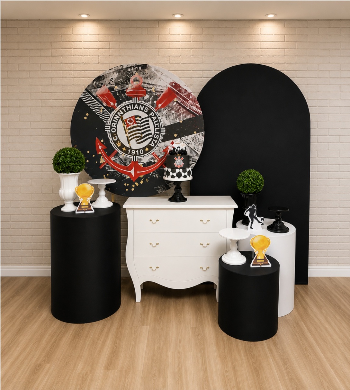 Alugue Decoração Corinthians (Modelo 3) - HZM Decoração e Locação
