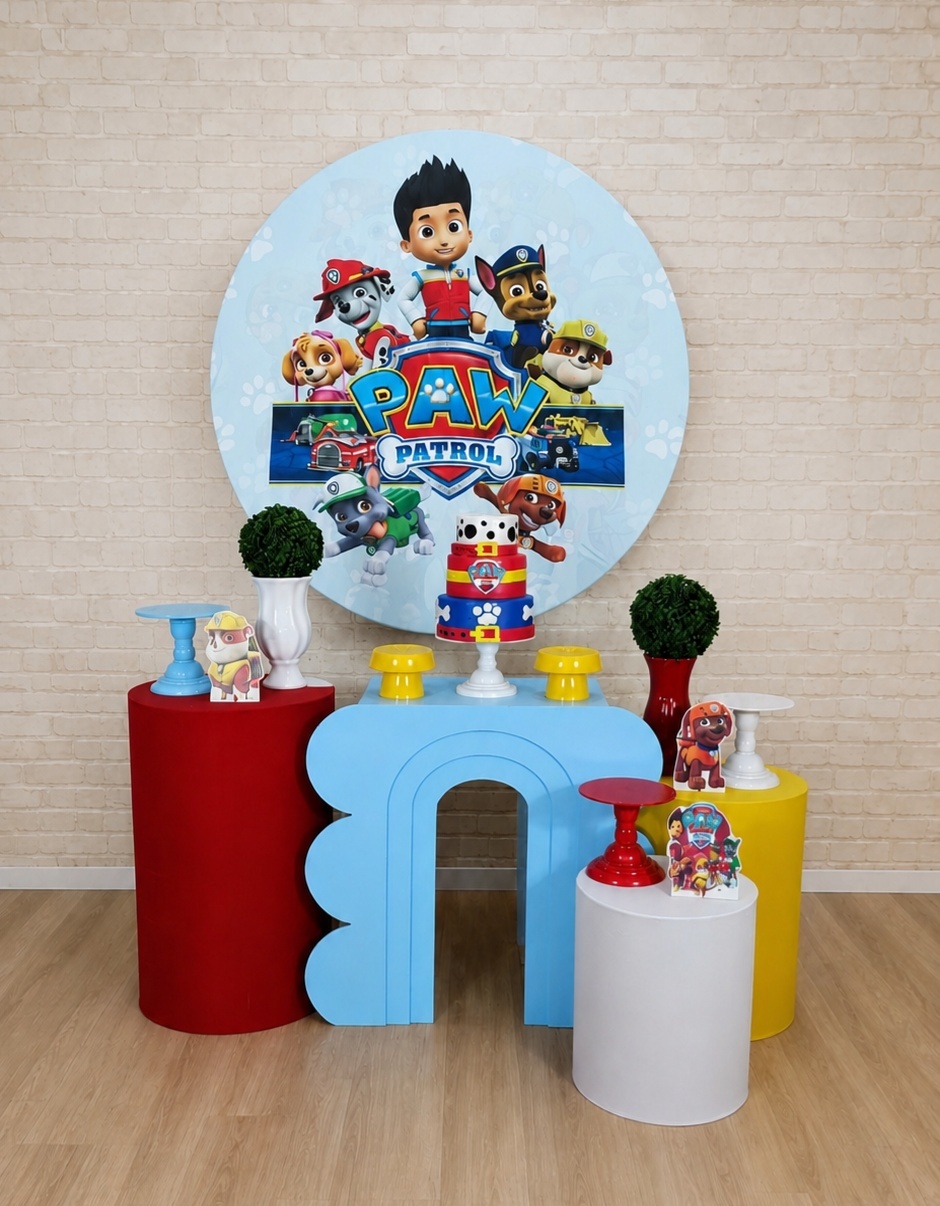 Alugue Decoração Patrulha Canina (Modelo 16) - HZM Decoração e Locação