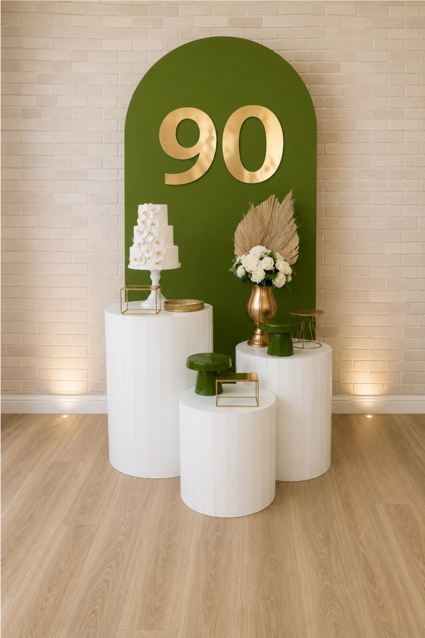 Alugue Decoração 90 Anos (Modelo 8) - HZM Decoração e Locação