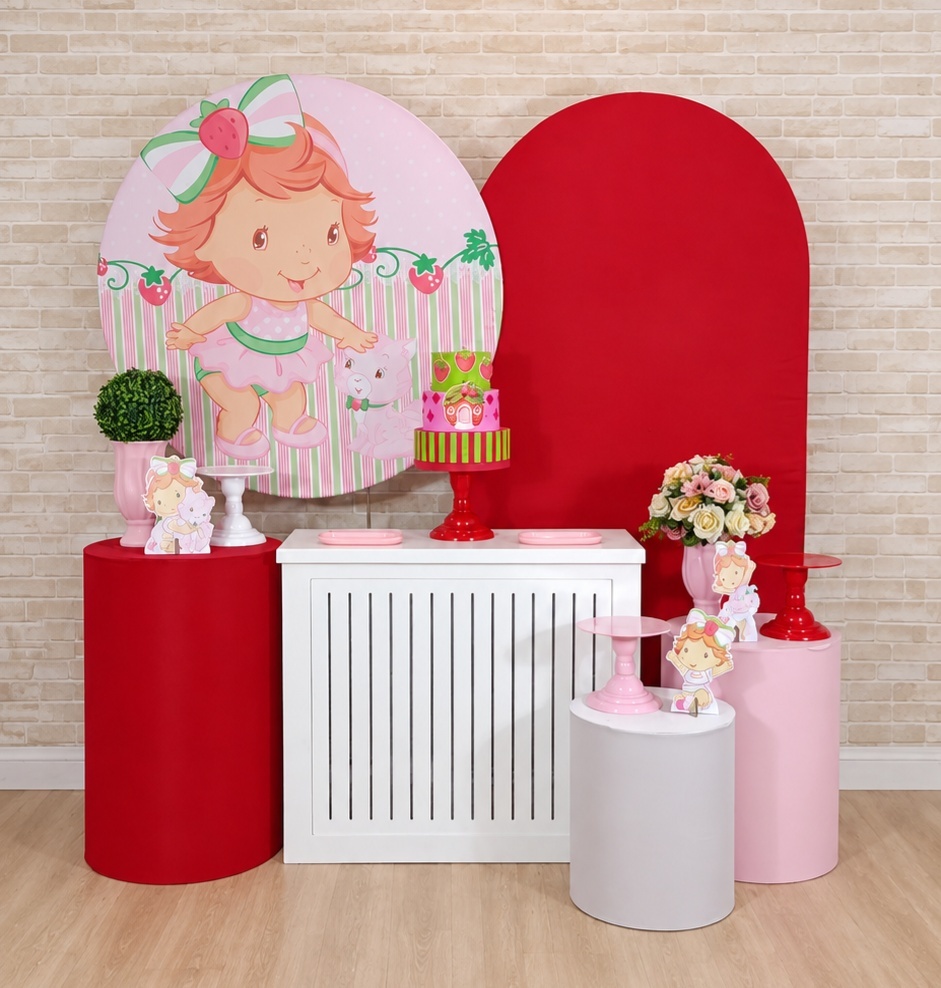 Alugue Decoração Moranguinho Baby ( Modelo 4) - HZM Decoração e Locação