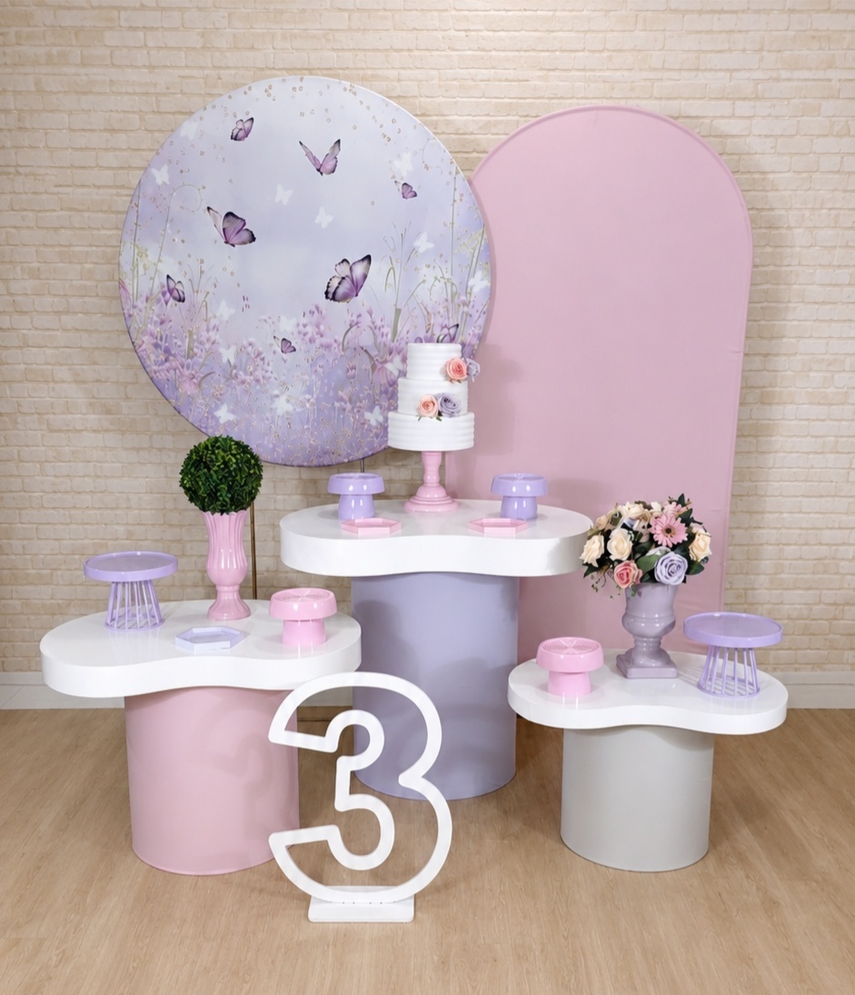 Alugue Decoração Borboleta Lilás ( Modelo 7) - HZM Decoração e Locação