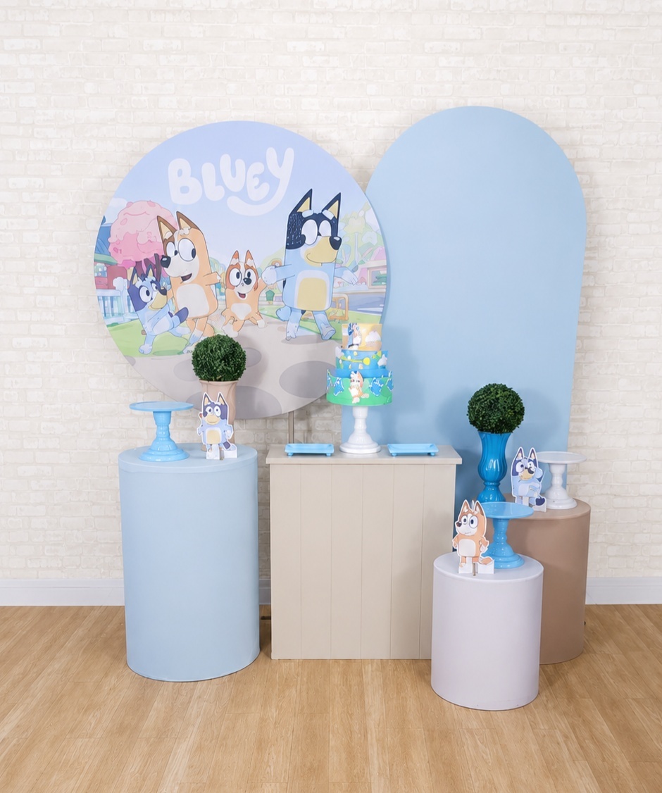 Alugue Decoração Bluey ( Modelo 4) - HZM Decoração e Locação