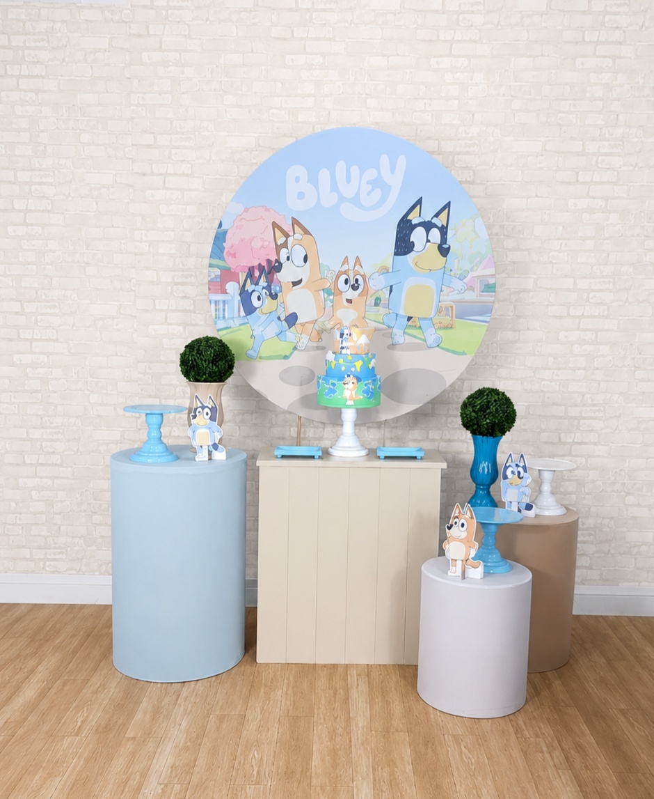 Alugue Decoração Bluey ( Modelo 2) - HZM Decoração e Locação