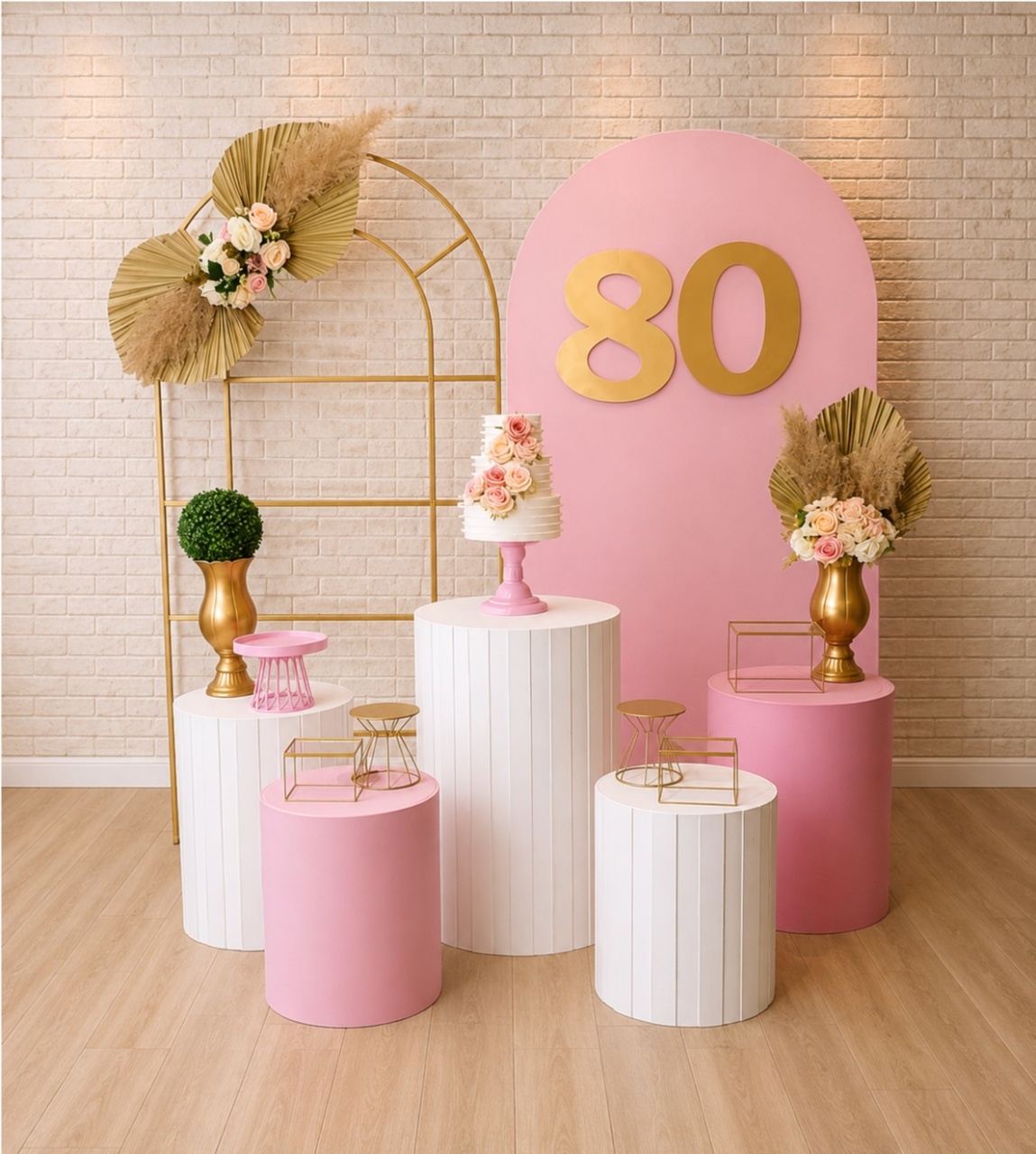 Alugue Decoração 80 Anos (Modelo 7) - HZM Decoração e Locação