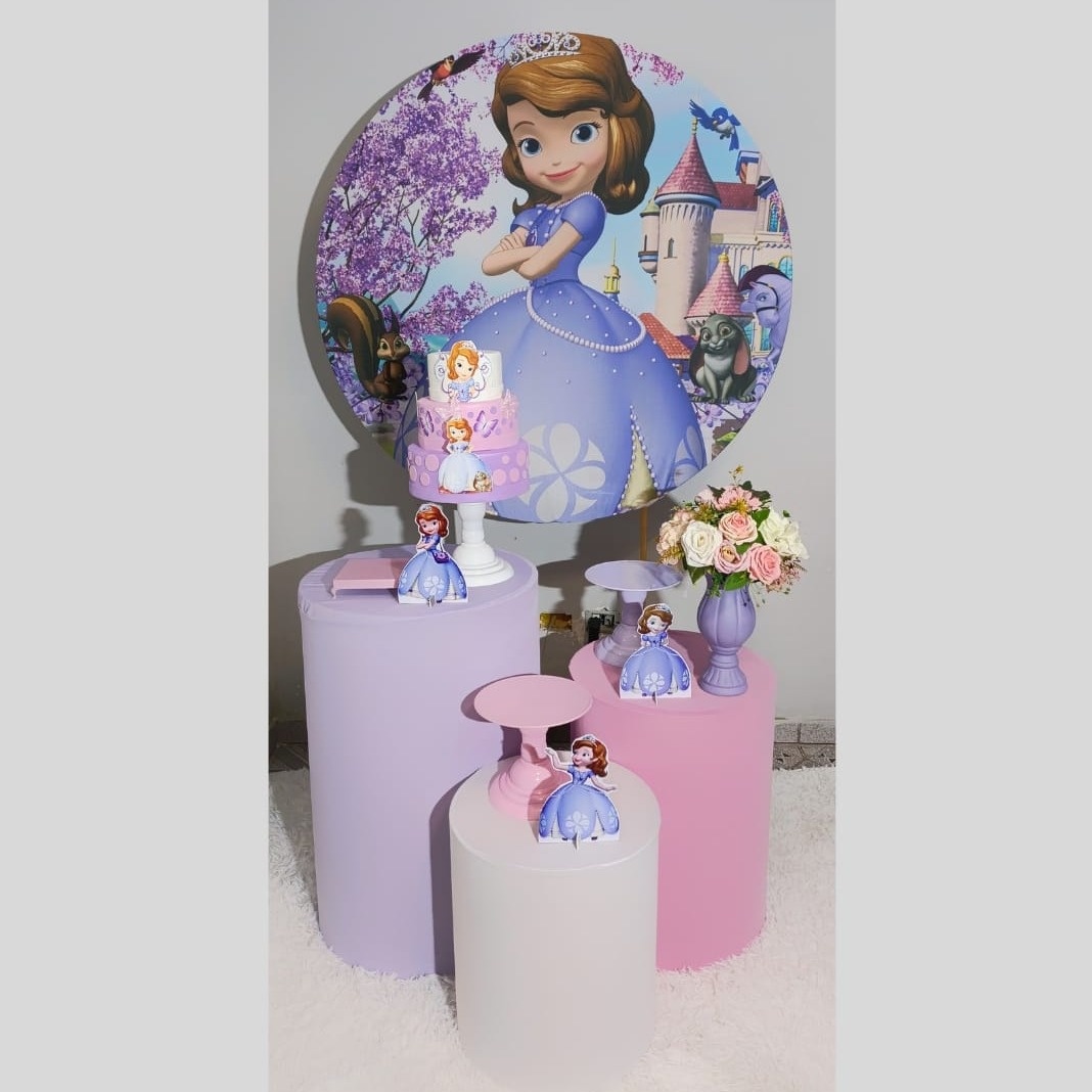 Alugue Decoração Princesa Sofia  (Modelo 1) - HZM Decoração e Locação