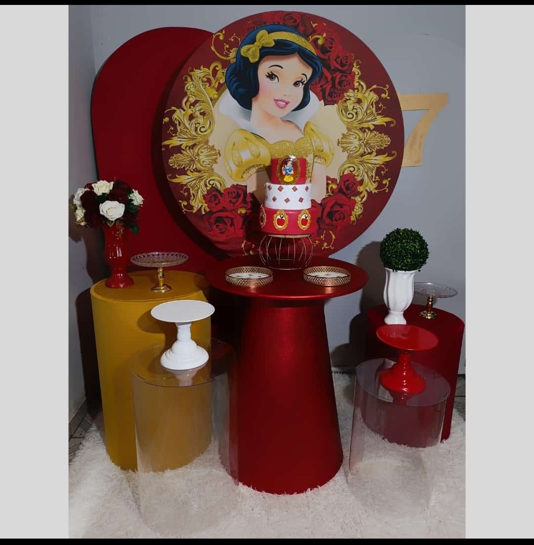 Alugue Decoração Branca de Neve ( Modelo 5) - HZM Decoração e Locação