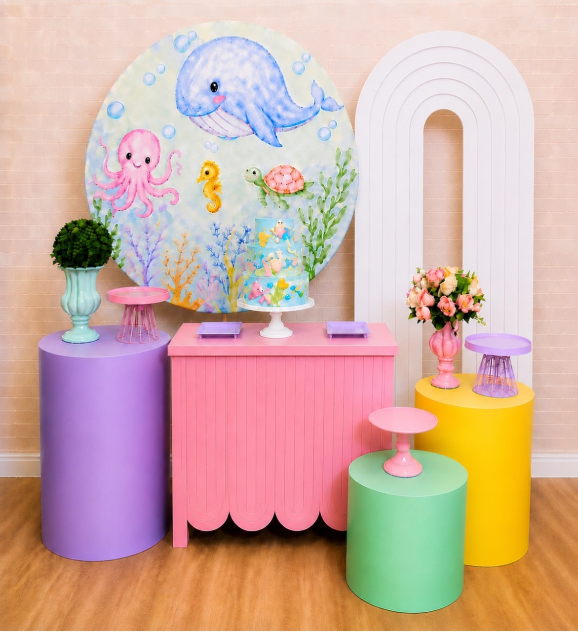 Alugue Decoração Fundo Do Mar ( Modelo 10) - HZM Decoração e Locação