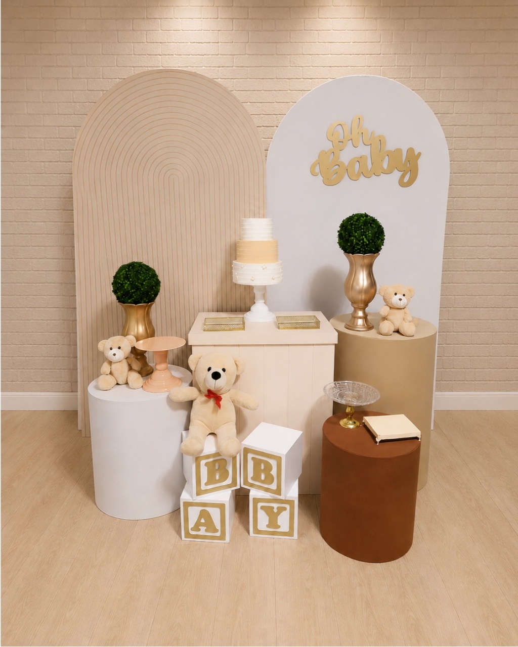 Alugue Decoração Chá Revelação (Modelo 5) - HZM Decoração e Locação