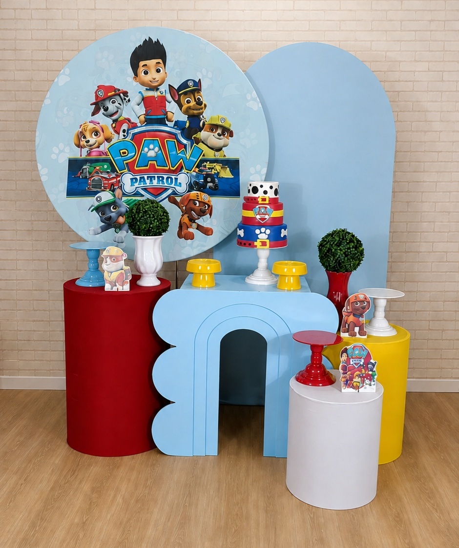Alugue Decoração Patrulha Canina (Modelo 19) - HZM Decoração e Locação