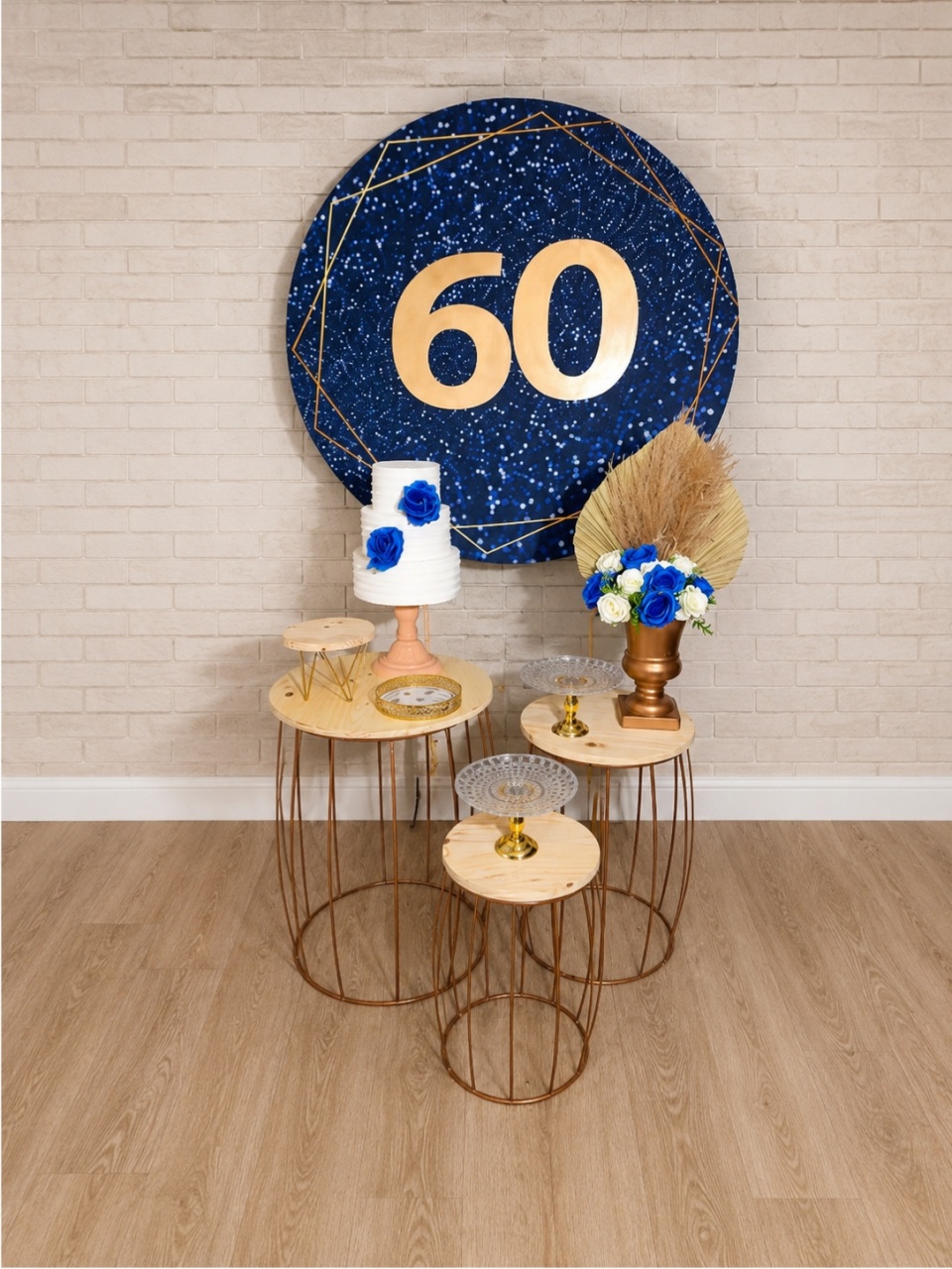 Alugue Decoração 60 Anos (Modelo 8) - HZM Decoração e Locação