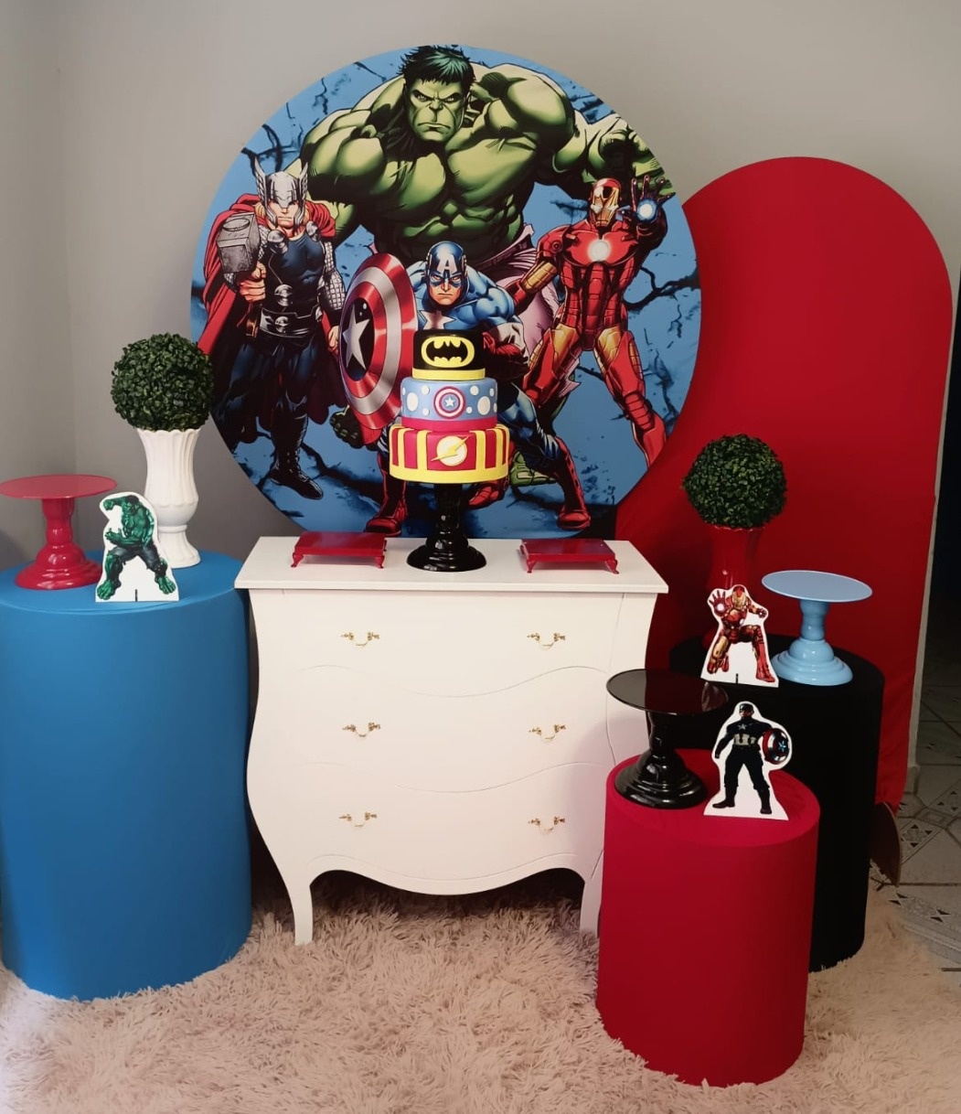 Alugue Decoração Vingadores (Modelo 3) - HZM Decoração e Locação