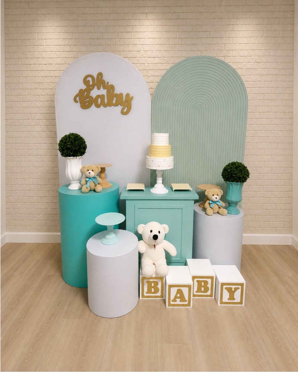 Alugue Decoração Chá de Bebê (Modelo 42) - HZM Decoração e Locação