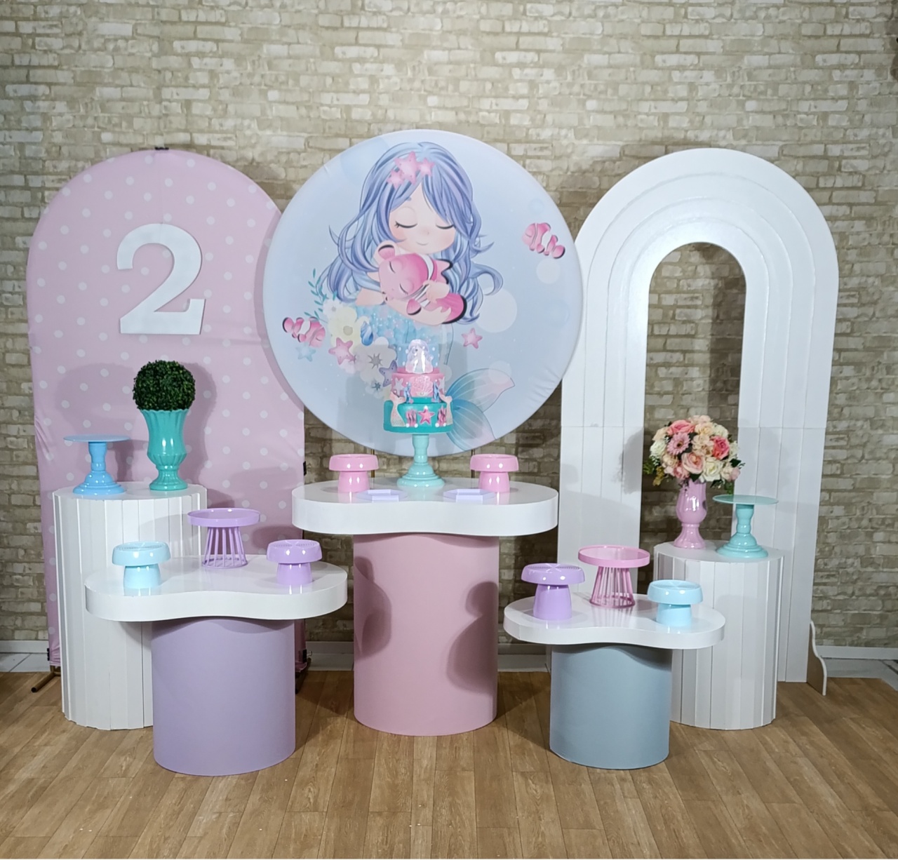 Alugue Decoração Sereia ( Modelo 10) - HZM Decoração e Locação