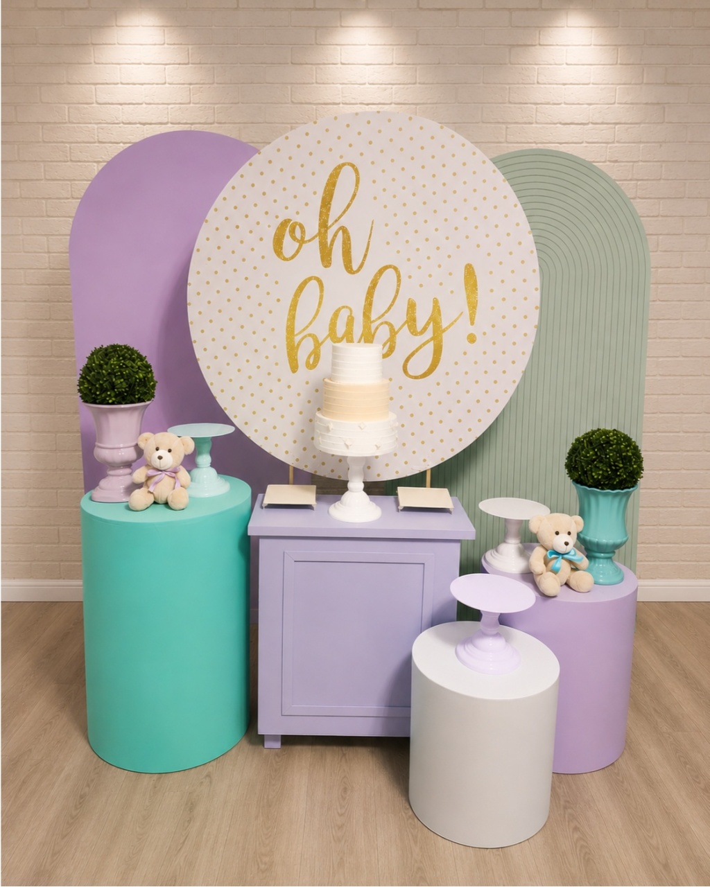 Alugue Decoração Chá Revelação (Modelo 22) - HZM Decoração e Locação