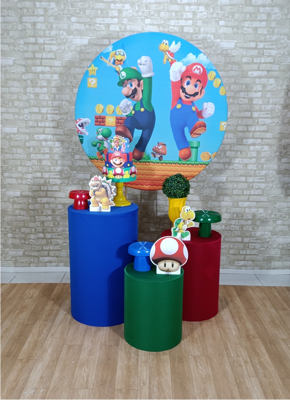 Alugue Decoração Super Mario ( Modelo 4) - HZM Decoração e Locação