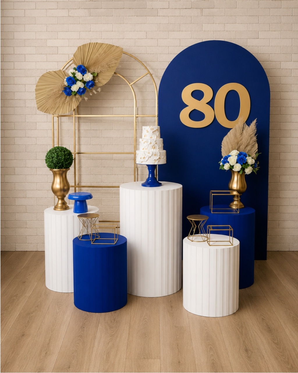 Alugue Decoração 80 Anos (Modelo 5) - HZM Decoração e Locação