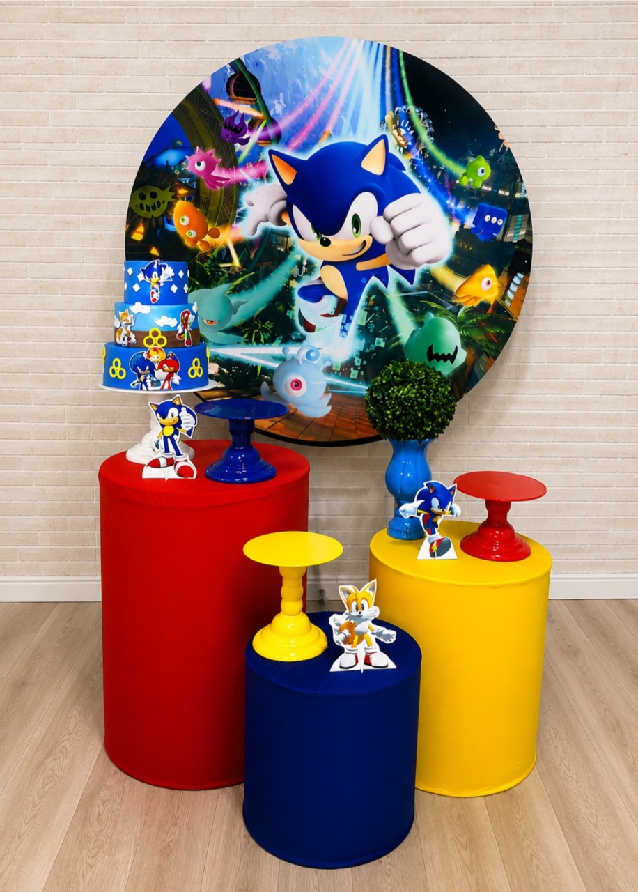 Alugue Decoração Sonic ( Modelo 1) - HZM Decoração e Locação