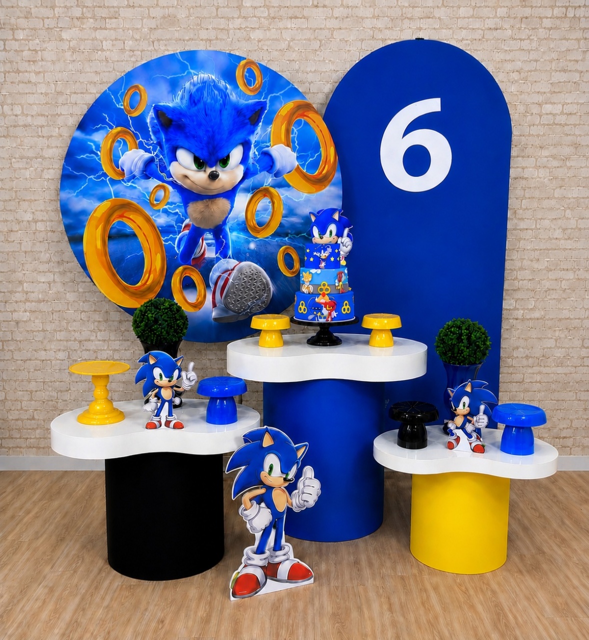 Alugue Decoração Sonic ( Modelo 13) - HZM Decoração e Locação