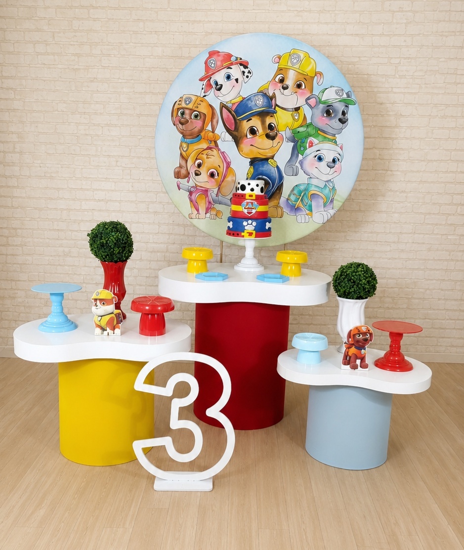 Alugue Decoração Patrulha Canina (Modelo 12) - HZM Decoração e Locação
