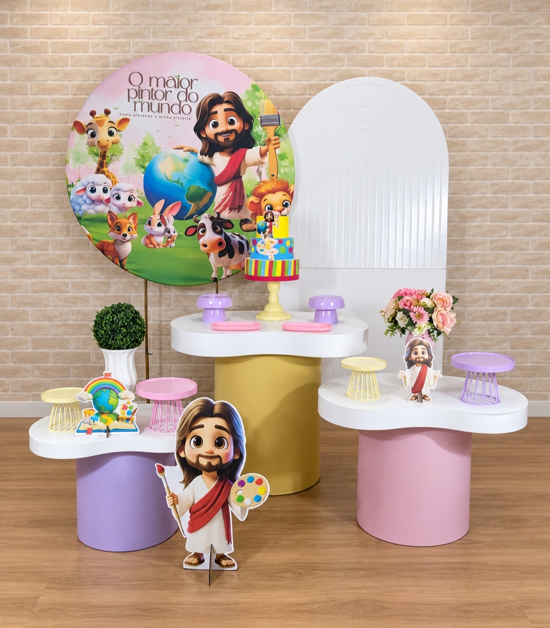 Alugue Decoração - Maior Pintor Do Mundo ( Modelo 10) - HZM Decoração e Locação
