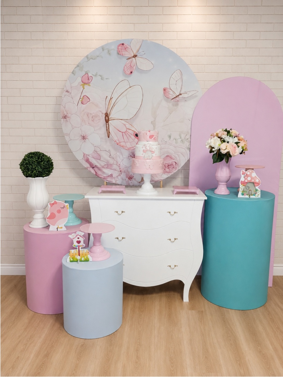 Alugue Decoração Jardim das Borboletas ( Modelo 3) - HZM Decoração e Locação