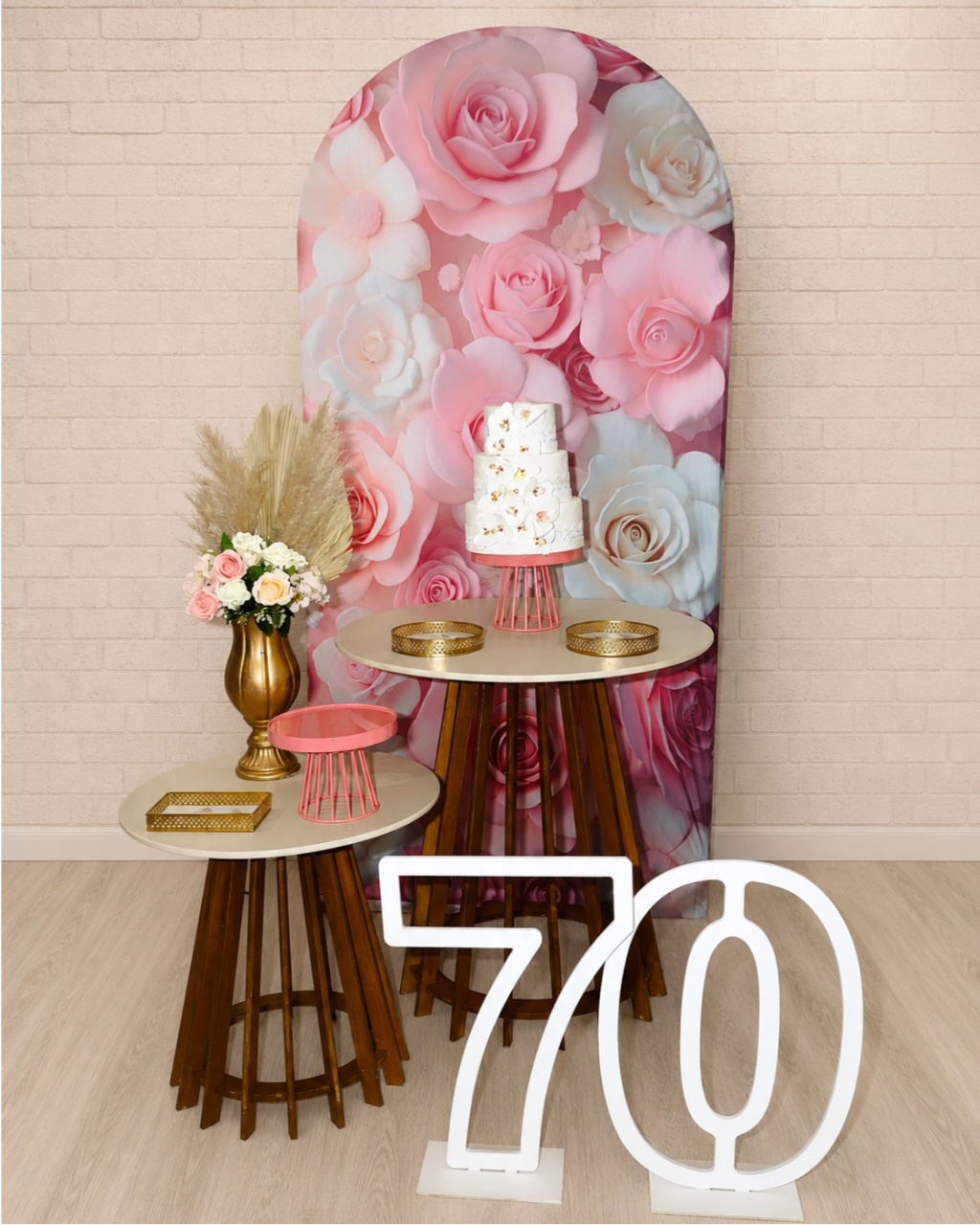 Alugue Decoração 70 Anos (Modelo 3) - HZM Decoração e Locação