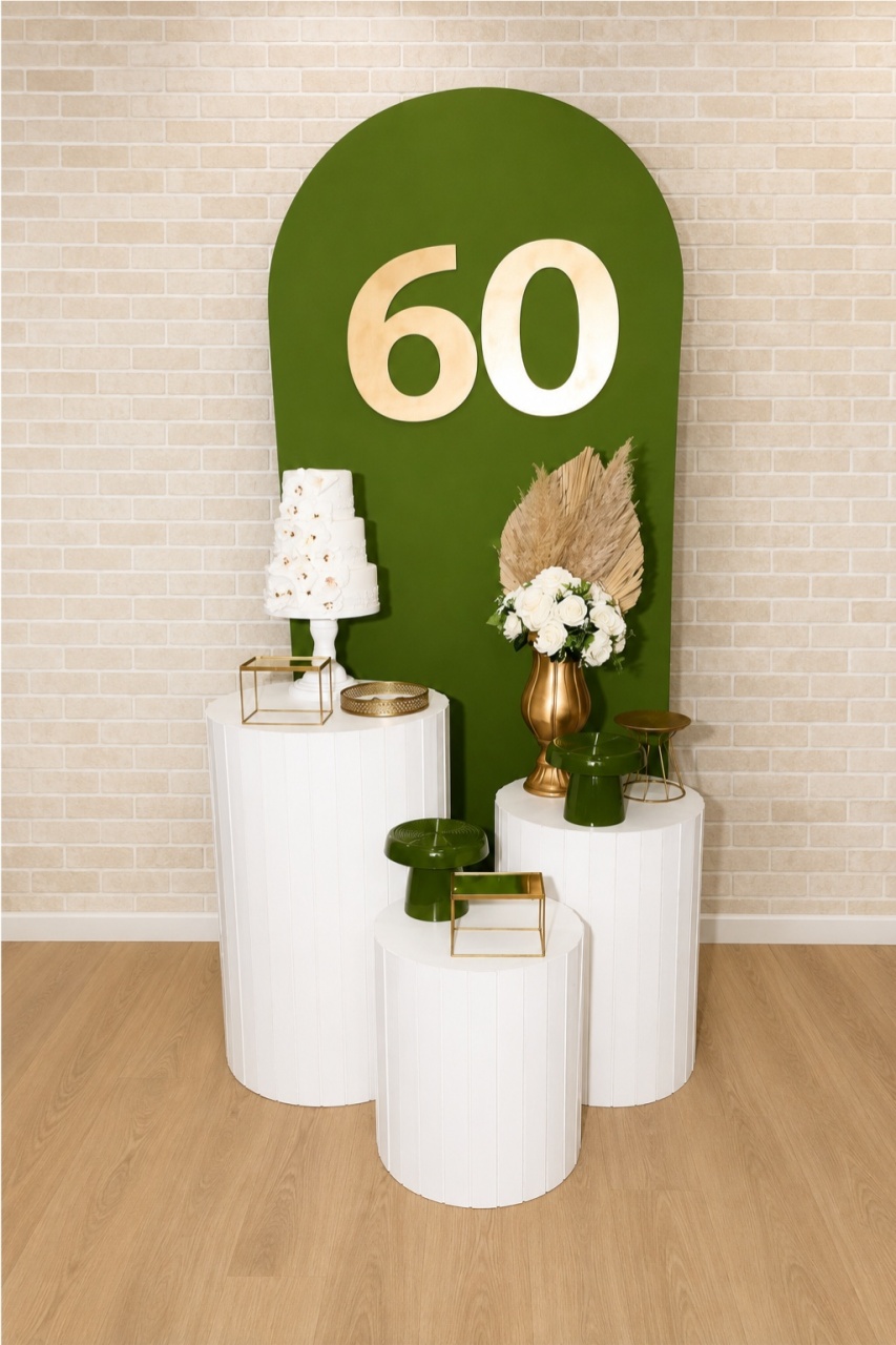 Alugue Decoração 60 Anos (Modelo 1) - HZM Decoração e Locação