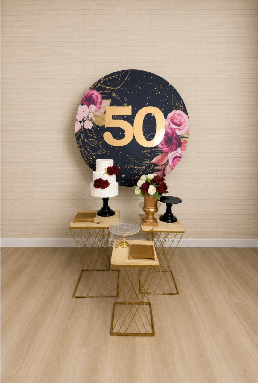 Alugue Decoração 50 Anos (Modelo 5) - HZM Decoração e Locação