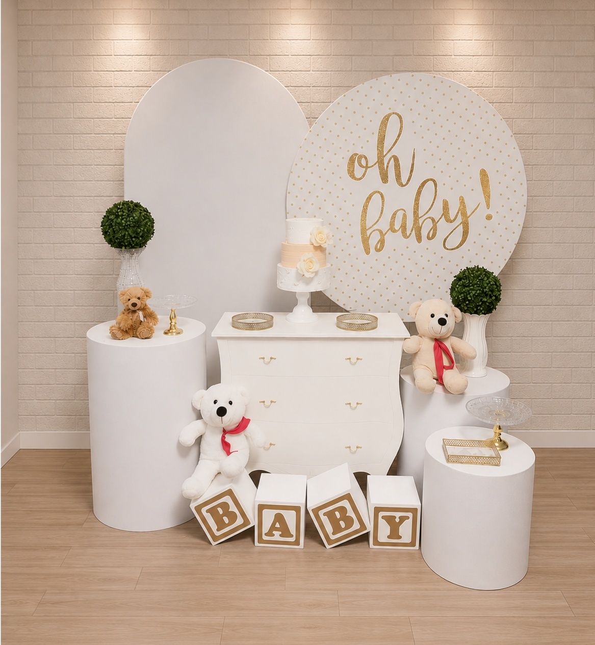 Alugue Decoração Chá de Bebê (Modelo 23) - HZM Decoração e Locação