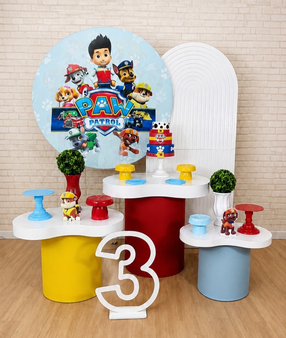 Alugue Decoração Patrulha Canina (Modelo 22) - HZM Decoração e Locação