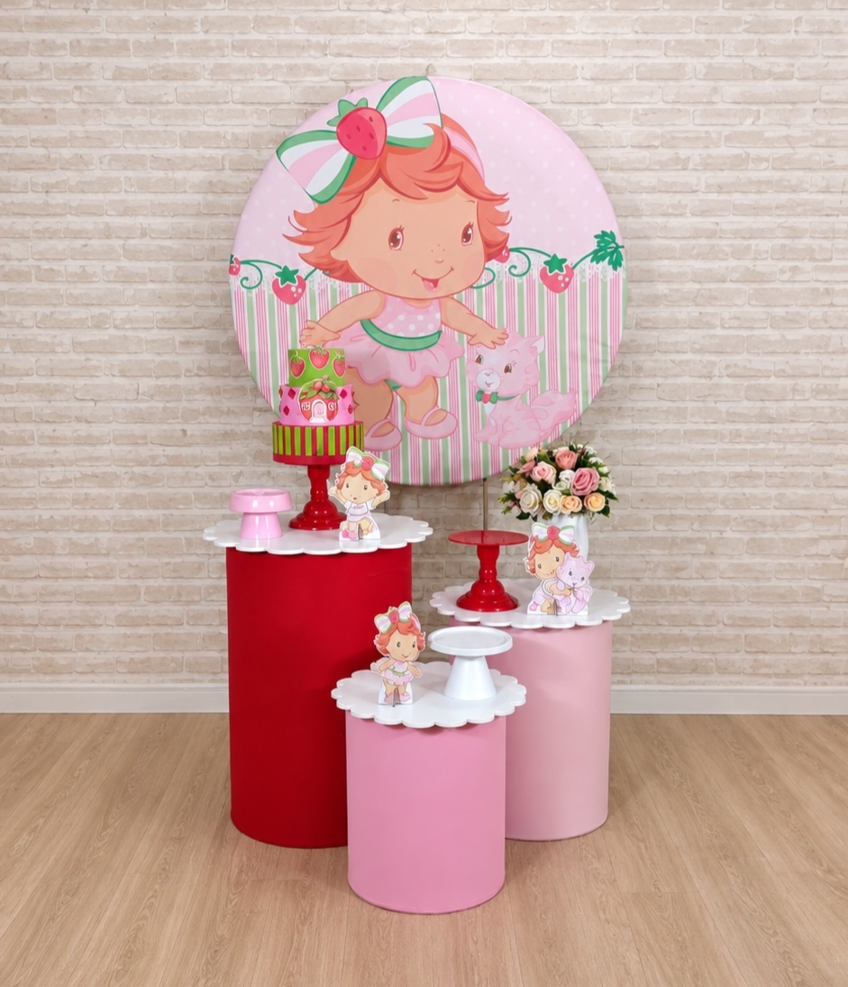 Alugue Decoração Moranguinho Baby ( Modelo 17) - HZM Decoração e Locação