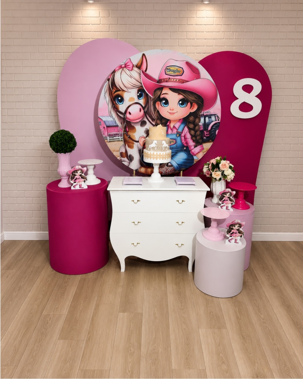 Alugue Decoração Menina Country ( Modelo 4) - HZM Decoração e Locação