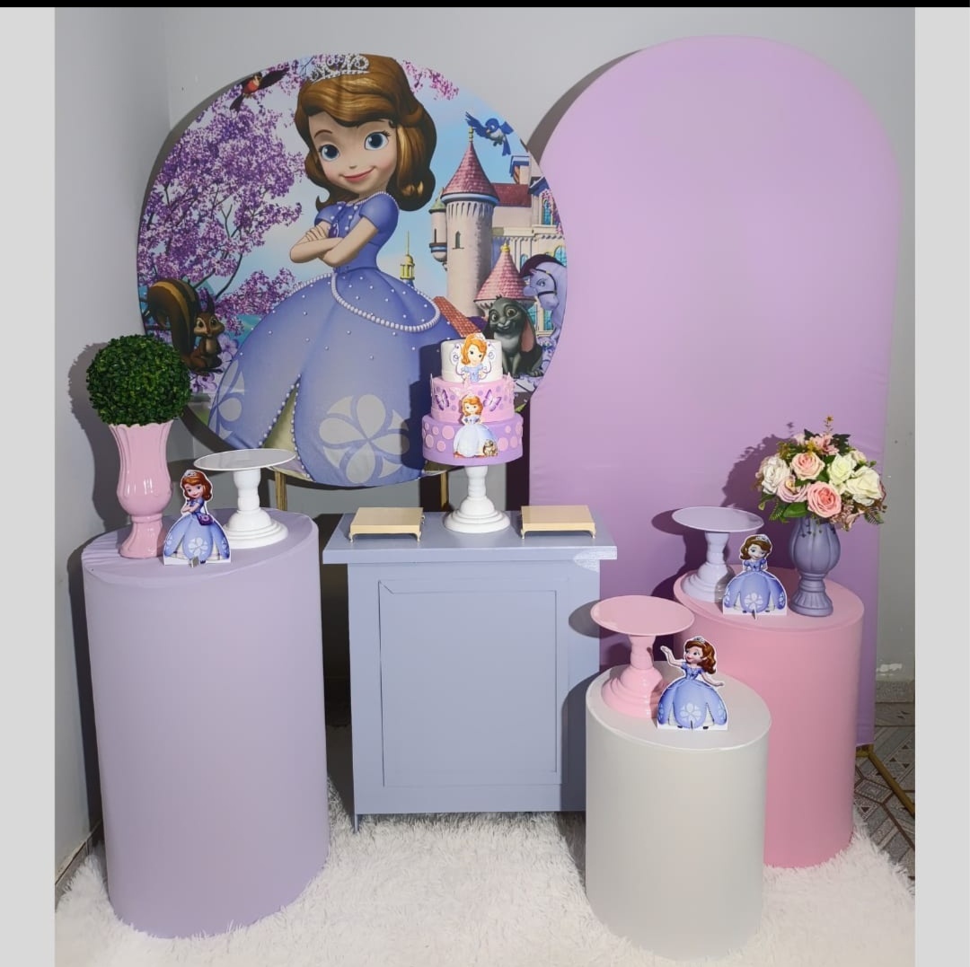 Alugue Decoração Princesa Sofia  (Modelo 3) - HZM Decoração e Locação