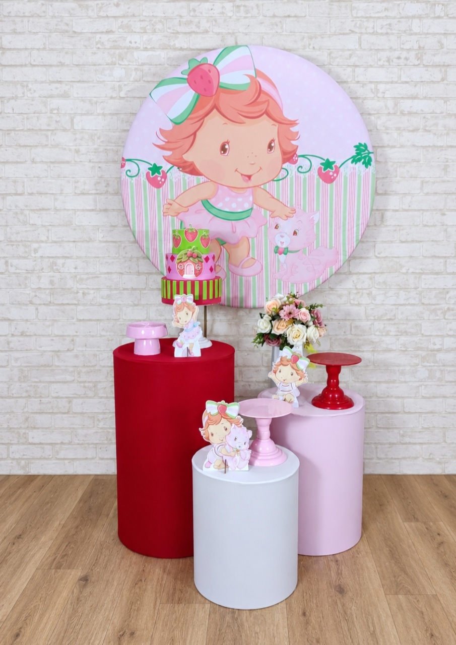 Alugue Decoração Moranguinho Baby ( Modelo 1) - HZM Decoração e Locação