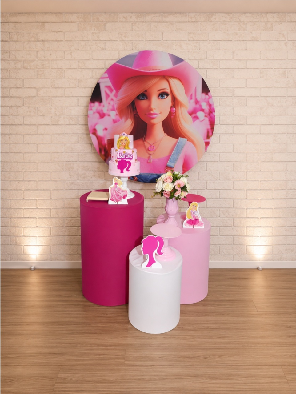 Alugue Decoração Barbie ( Modelo 1) - HZM Decoração e Locação