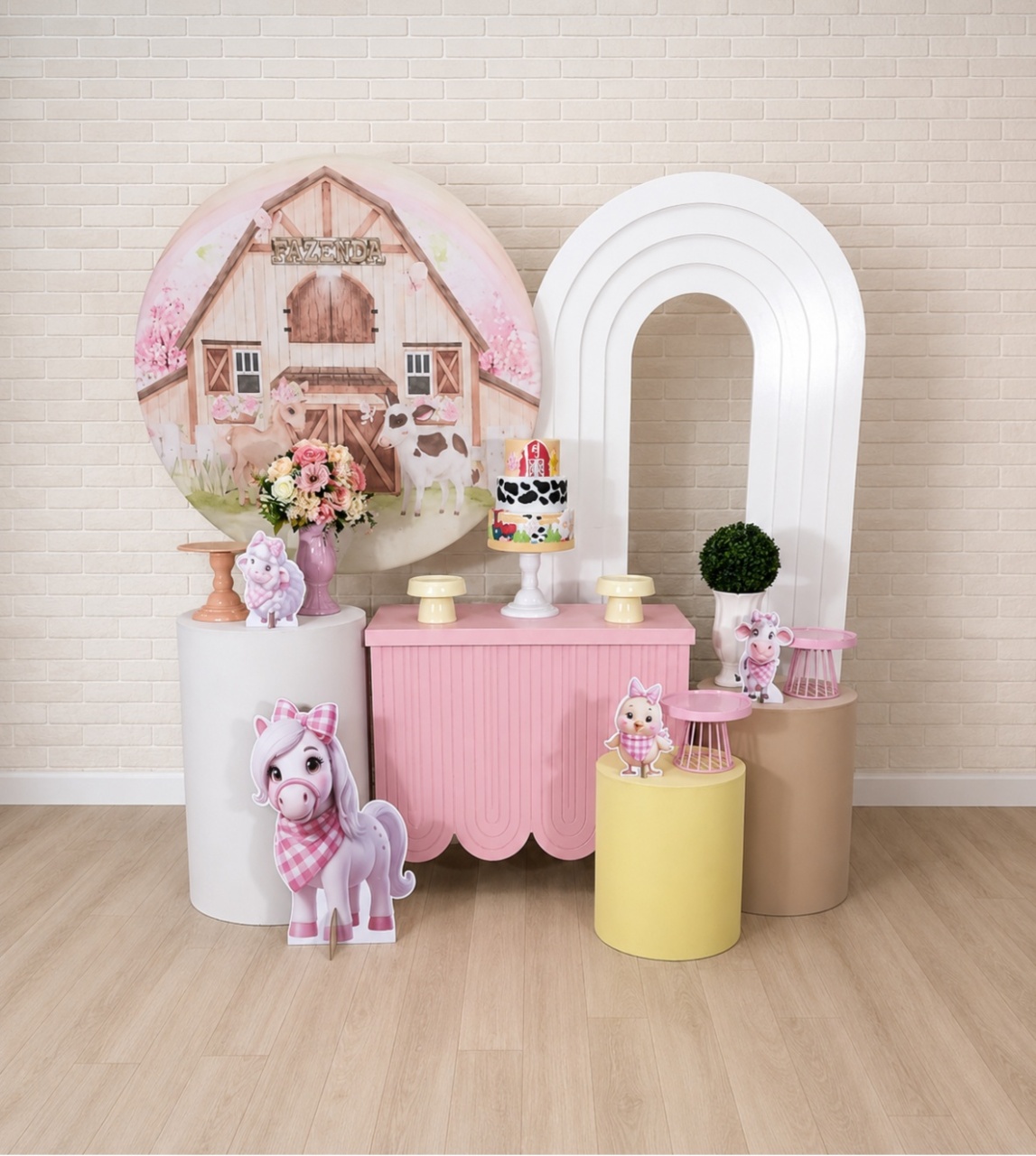 Alugue Decoração Fazendinha (Modelo 7) - HZM Decoração e Locação