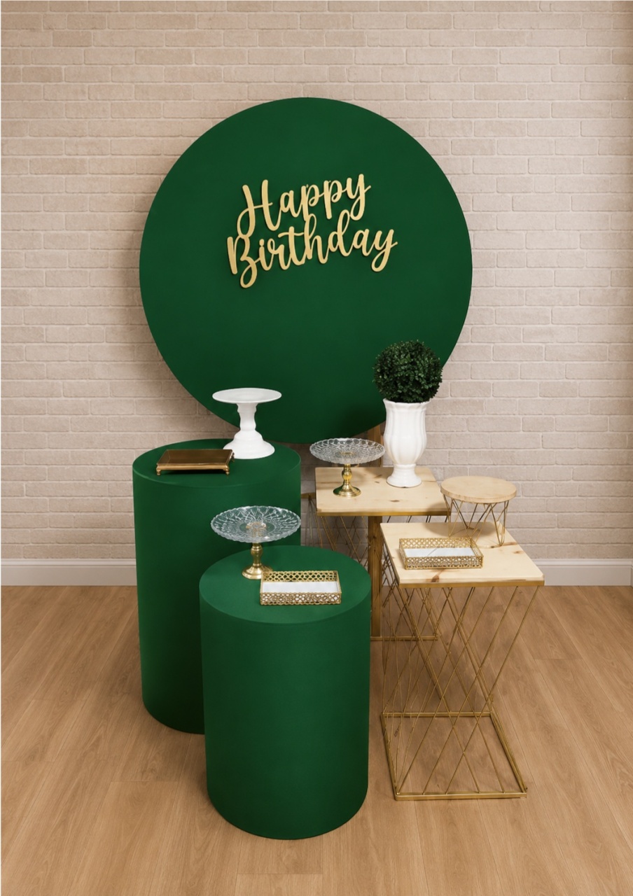 Alugue Decoração Happy ( Modelo 47) - HZM Decoração e Locação