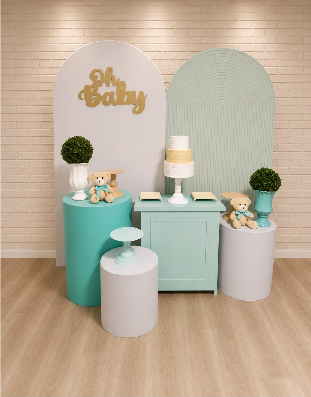 Alugue Decoração Chá de Bebê (Modelo 43) - HZM Decoração e Locação