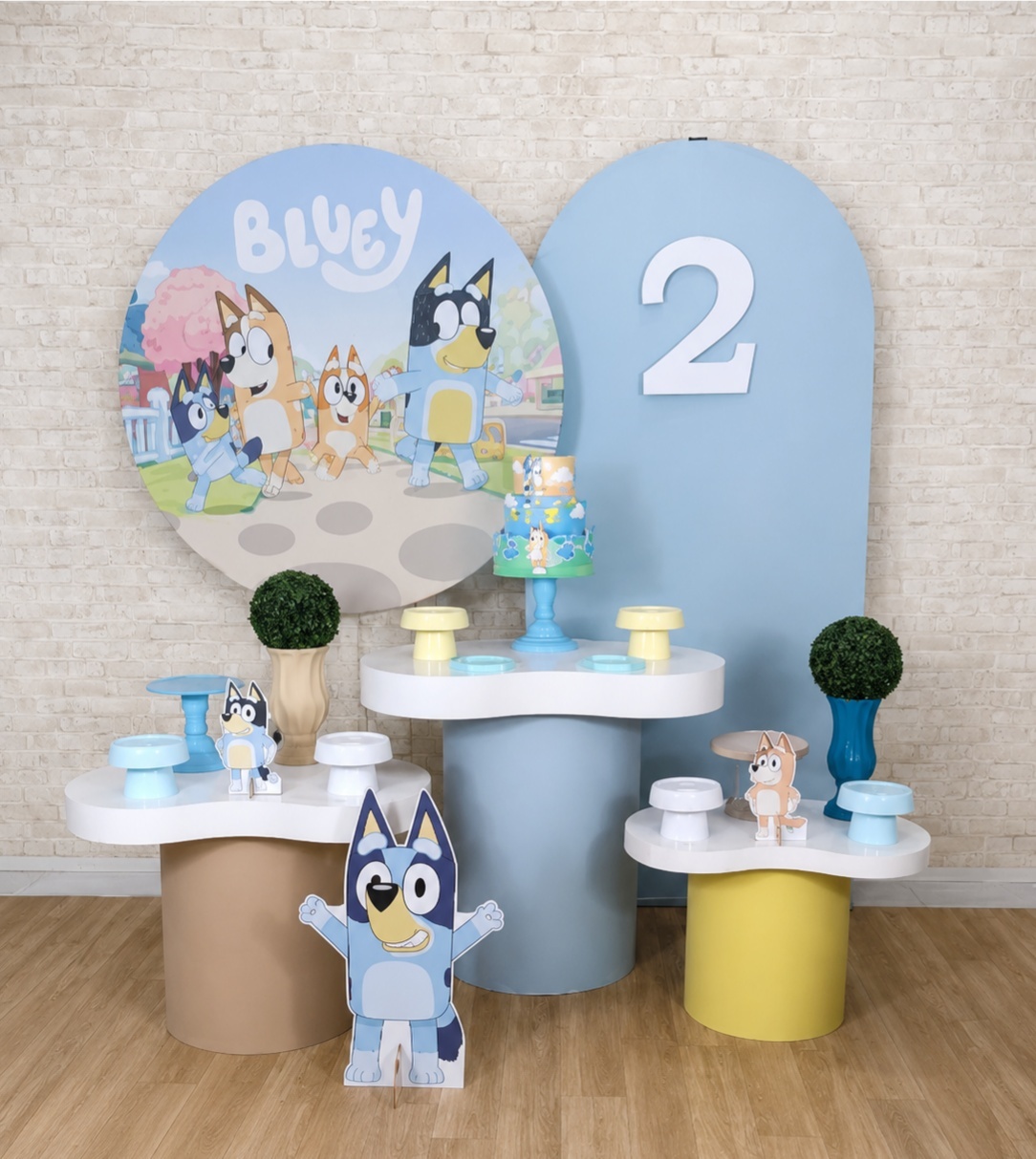 Alugue Decoração Bluey ( Modelo 5) - HZM Decoração e Locação