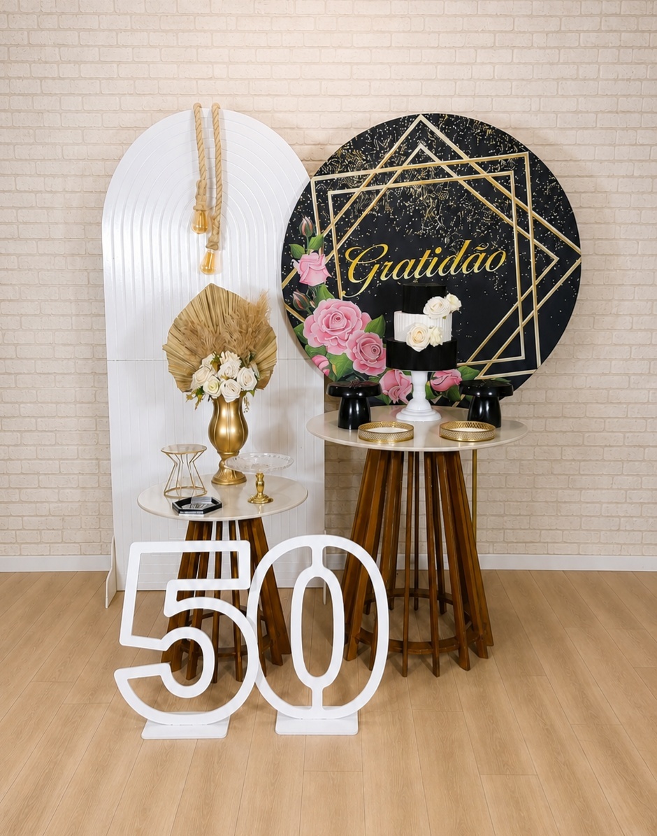 Alugue Decoração 50 Anos ( Modelo 7) - HZM Decoração e Locação